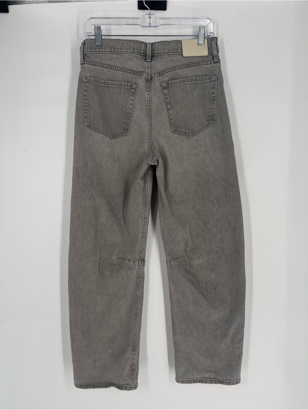 Citizens Of Humanity Miro Gray Denim Designer Horseshoe Barrel Western Jeans 27 - Picture 7 of 11
